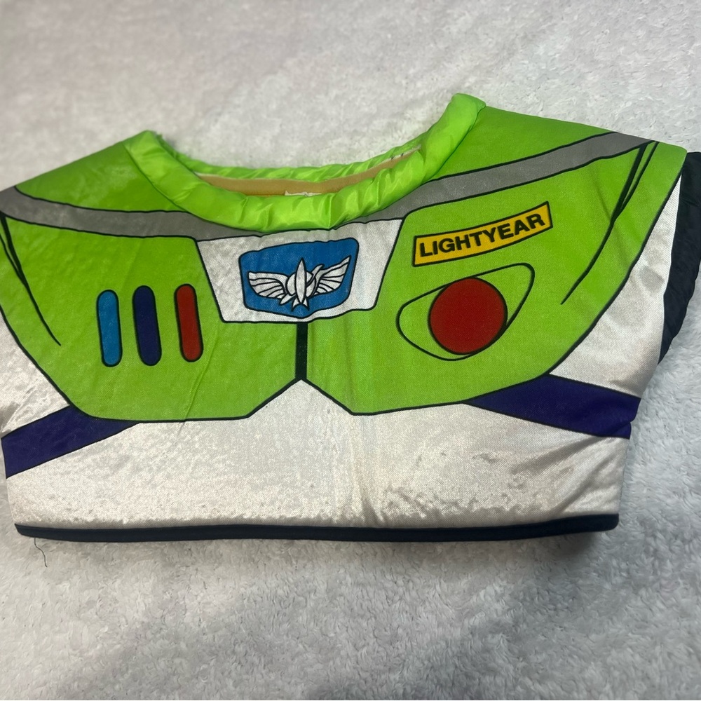 Toy Story’s Buzz Lightyear Child Halloween Costume Piece Sz 8/10 Top Piece Only